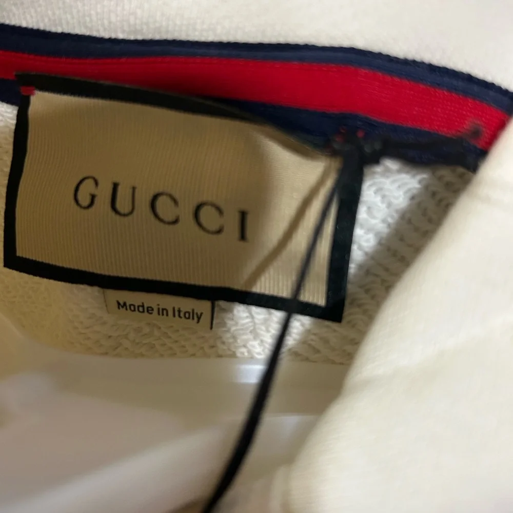 Men's Gucci jersey cotton, interlocking G hoodie size XXXL made in Italy
